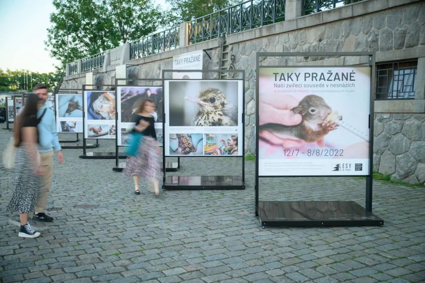 Výstava Taky Pražané na Smíchovské náplavce