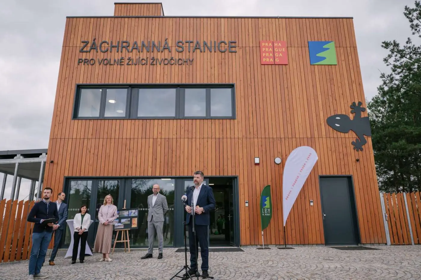 Slavnostní zahájení provozu nového areálu za účasti představitelů hlavního města Prahy